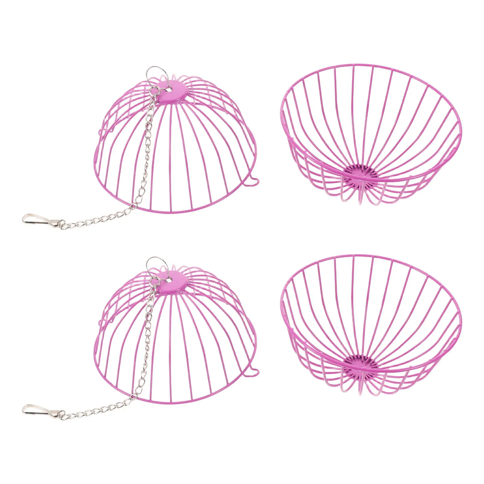 2Pcs Reusable Nesting Holder Hanging Wire Globe Nester for Bird Nest Supplies Hummingbird Nesting Helper Patio Garden Wildlife