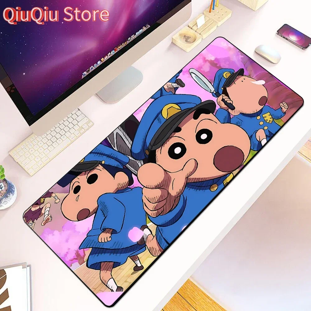

Anime Crayons Shin-chans Mousepad HD Printing Computer Gamers Locking Edge Non-slip Mouse Pad XXL90x40cm Keyboard PC Desk Pad