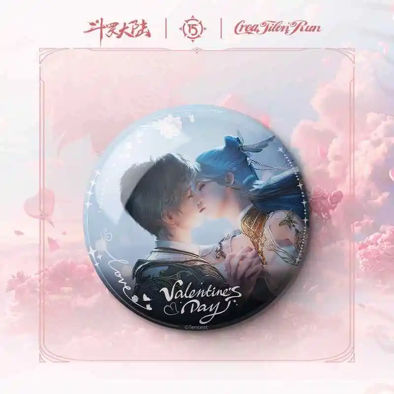 الرسمية الأصلية أرض المحاربين تانغ سان شياو الرقص صفيح شارة بروش زخرفة إكسسوارات دمي أنيمي الشكل لعبة طفل