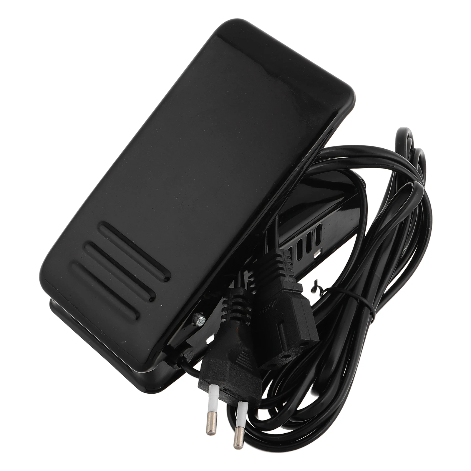 

3 Holes Foot Pedal For Sewing Machine Home Use Black Iron Durable Replacement Power Cord Easy Install Stable Performance Non