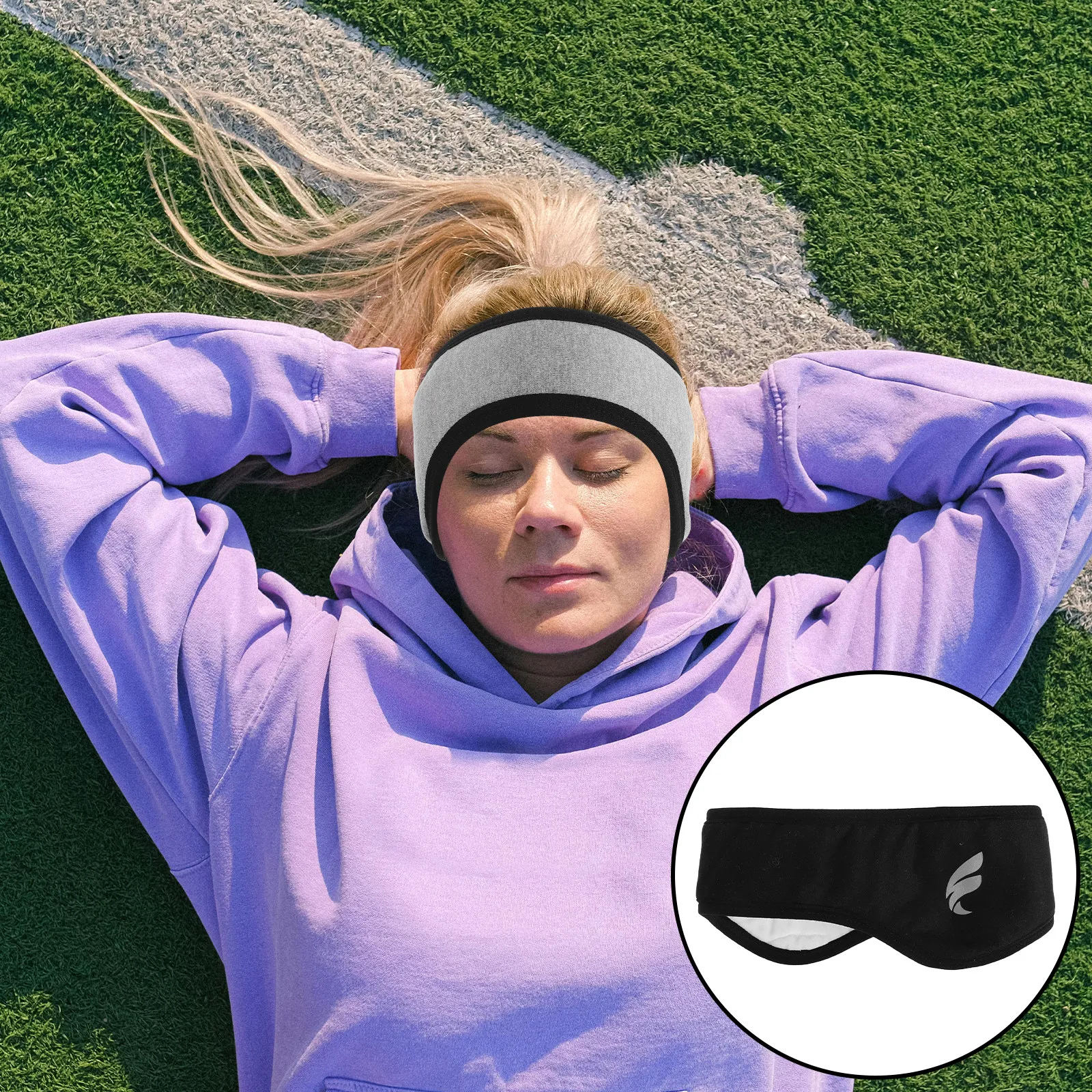 

2Pcs Soundproof Sleep Earmuff Headband Noise Cancelling Ear Wraps Adjustable Winter Ear Covers Warmer for Men Women Travel Noise