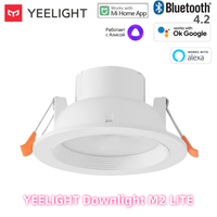 YEELIGHT Mesh Downlight M2 Lite Smart downlight can be embedded with 220V Bluetooth4.2 connection 160lm For Mi Home Google Alexa