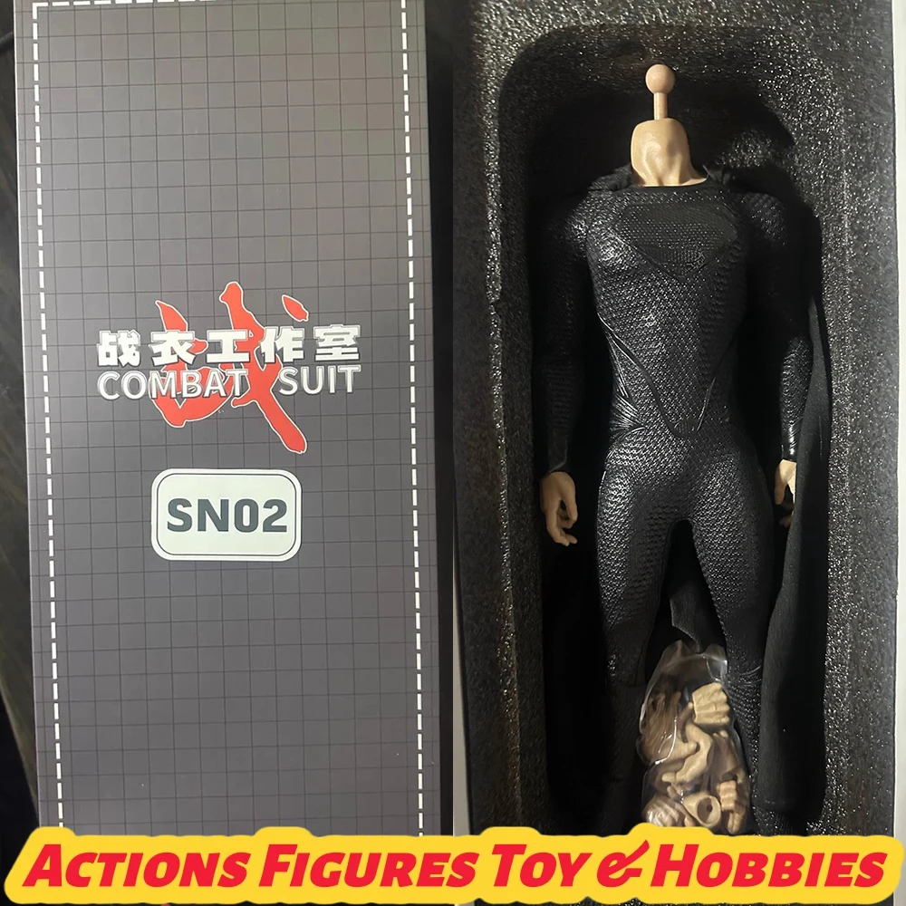 COMBA SUIT 1/6 SN02 Superhero Super Flexible Body Model Night Messenger Battle Suit Fit 12Inch Action Figure Soldier Head Sculpt