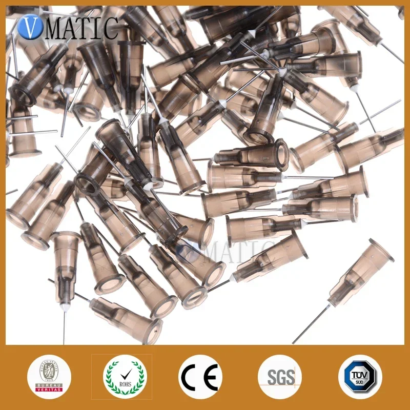 Free Shipping 22G High Quality Pinhead Dispensing Machine Syringe Needle Metal Pinhead Glue Dispensing Needle Tip 1/2 Inch