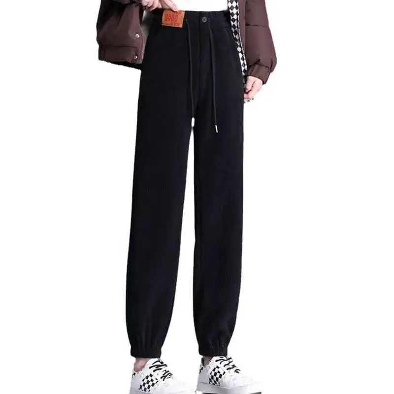 

Fleece Lined Sweat Pants Women Fleece Lined Jogging Pants Women High Waist Composite Fleece Sweatpants Winter Thermal Ski Hiking