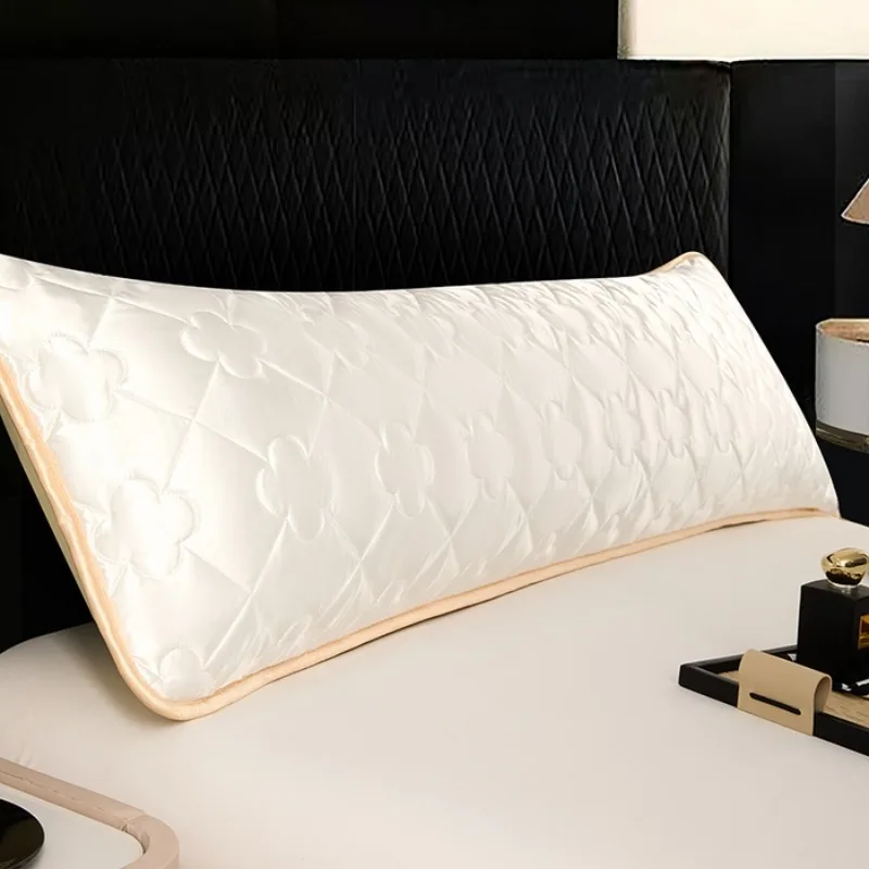 

Summer cold padded ice silk pillowcase double couple pillowcase lengthened and thickened pillowcase