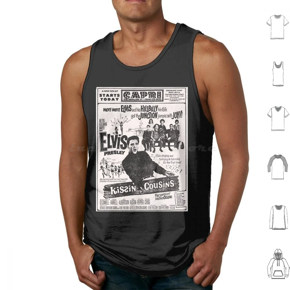 Elvis Kissin Cousins Tank Tops Vest Sleeveless Kissin Cousins Film Cinema Movies Cinematography Production Entertainment Ads