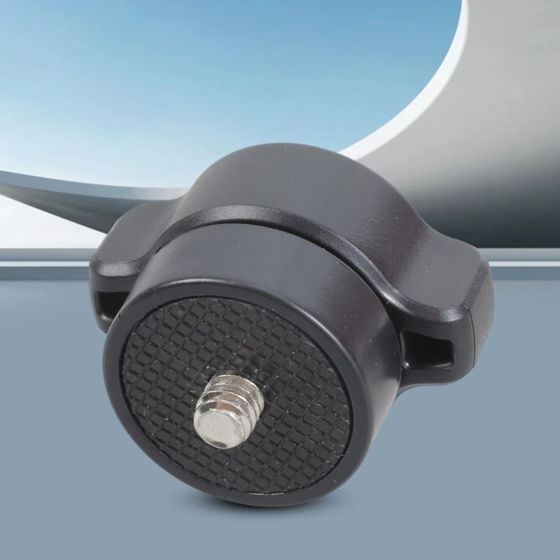 Сверхмощный 17-миллиметровый женский шариковой гнездо до 1/4-20 мужской винтовой преобразователь для адаптера для камеры черные