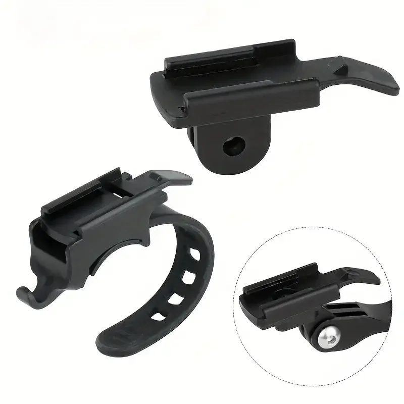 Durable Metal Bicycle Headlight Stand Mount Quick Mount Headlight Adapter Set For Gopro Interface Lamp Bracket MTB Lamp Holder