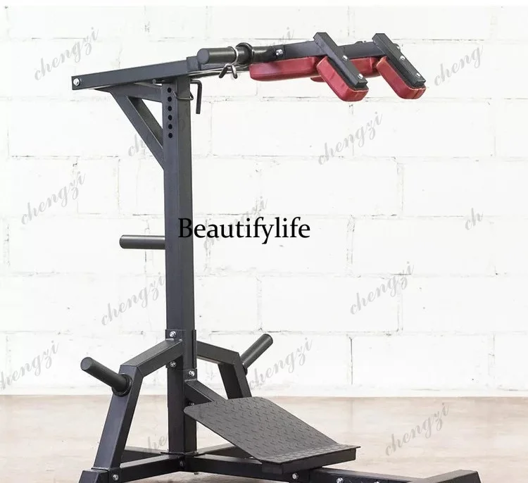 Hack Squat Machine Barbell Lever Squat Heel Raiser, Fitness