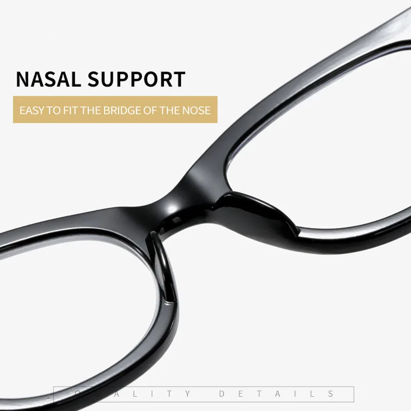 نظارات قراءة جديدة بنمط عين القطة المضادة للضوء الأزرق للبيع بالجملة، معابد الربيع، نظارات قراءة مريحة وأنيقة