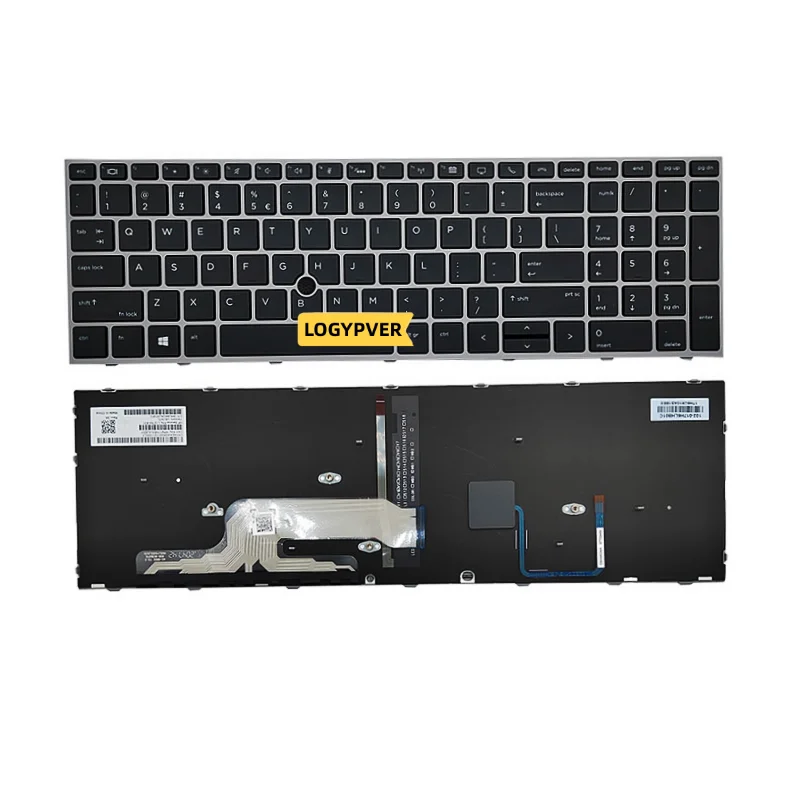 

US English Laptop Keyboard for HP ZBOOK 15 G5 G6 17 G5 G6 Backlit Black