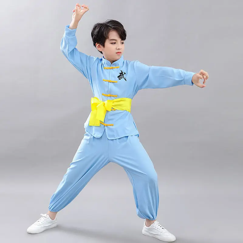 

Martial Arts Suit Outfit Changquan Costume For Girl Boy Children Adult Chinese Traditional Wushu Uniform Kids Kung Fu Clothes