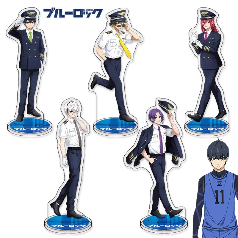 

Аниме BLUE LOCK Isagi Yoichi Bachira Nagi Captain Косплей Стенд Модель Пластина Акриловый Орнамент Настольная Фигурка Аксессуары Опора