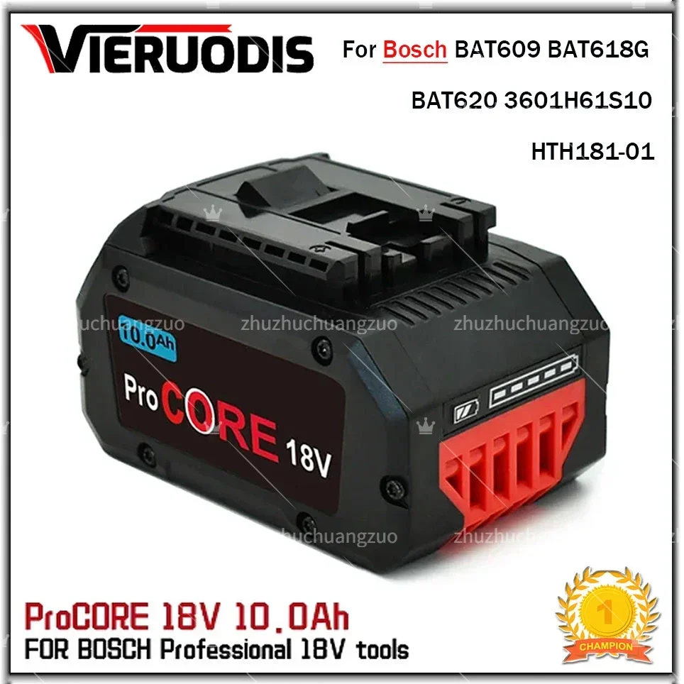 18V 10.0Ah ProCORE Ersatz Batterie für Bosch 18V Professionelle System Cordless Werkzeuge BAT609 BAT618 GBA18V80 21700 Zelle