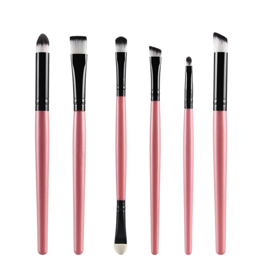 6pc Set Premium For Woman Set Brush Kit Professional Makeup Tools Professional Makeup Brush Pink Black