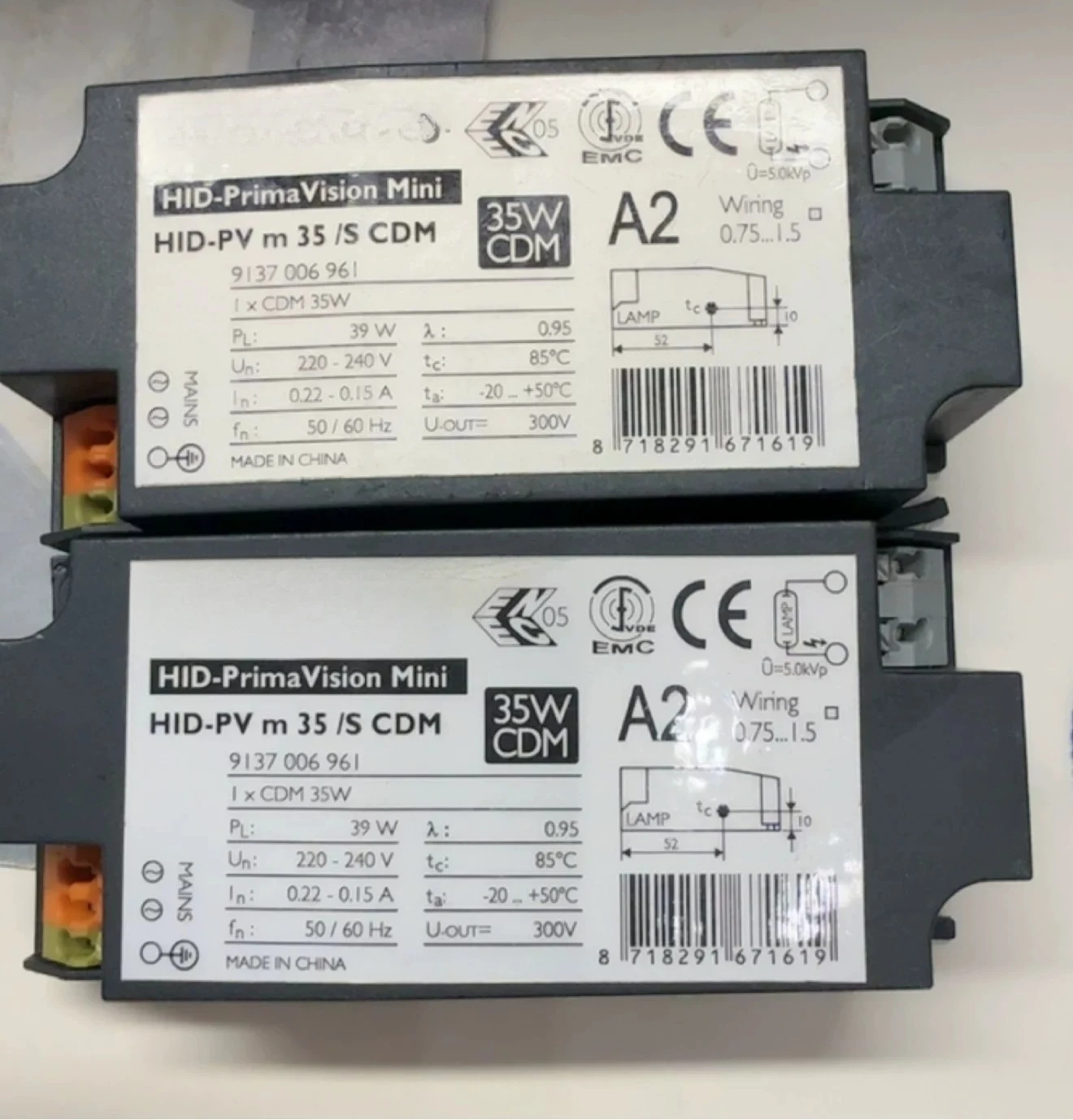 ... FOR PHILIPS HID-Pvm 20w 35w mini set porcelain metal halide lamp electronic ballast.