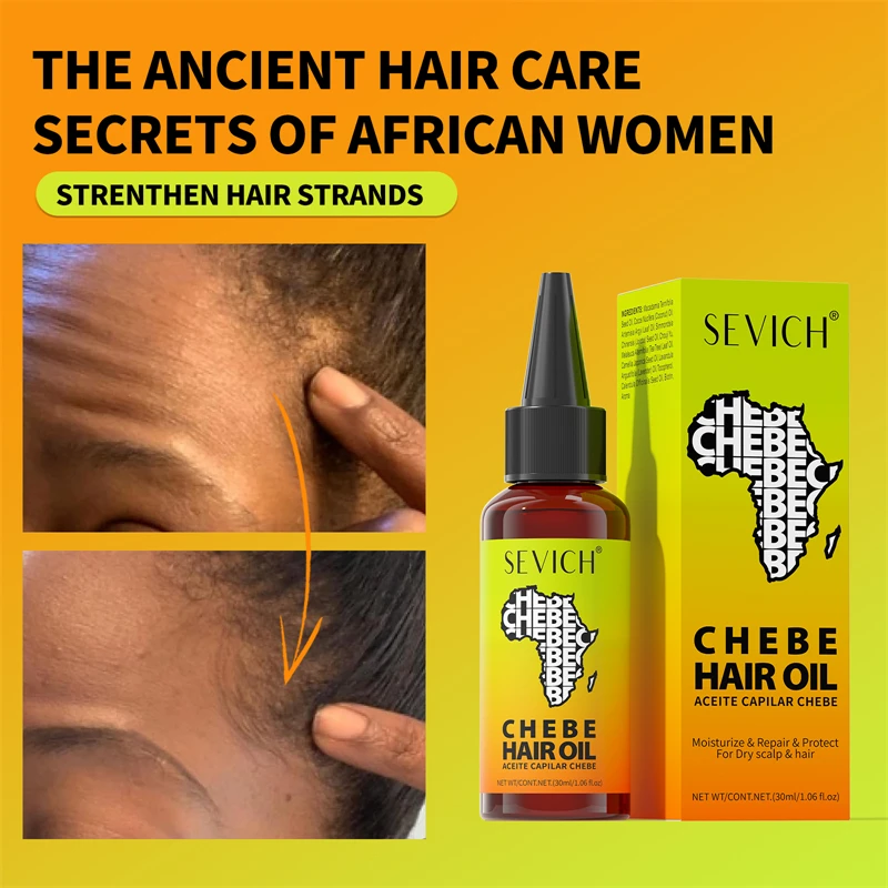 Chebe Fast Hair Growth Oil Africa Traction Alopecia Chebe Oil Nourishes Repair Damaged Hair Treatment Oil Anti-Hair Loss Care - view 2