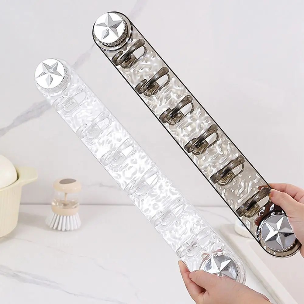 New Strong Vacuum Cup Hook Multi-Purpose Towel Rack Wall Mounted Hooks Traceless Kitchen Utensils Storage Row Hook