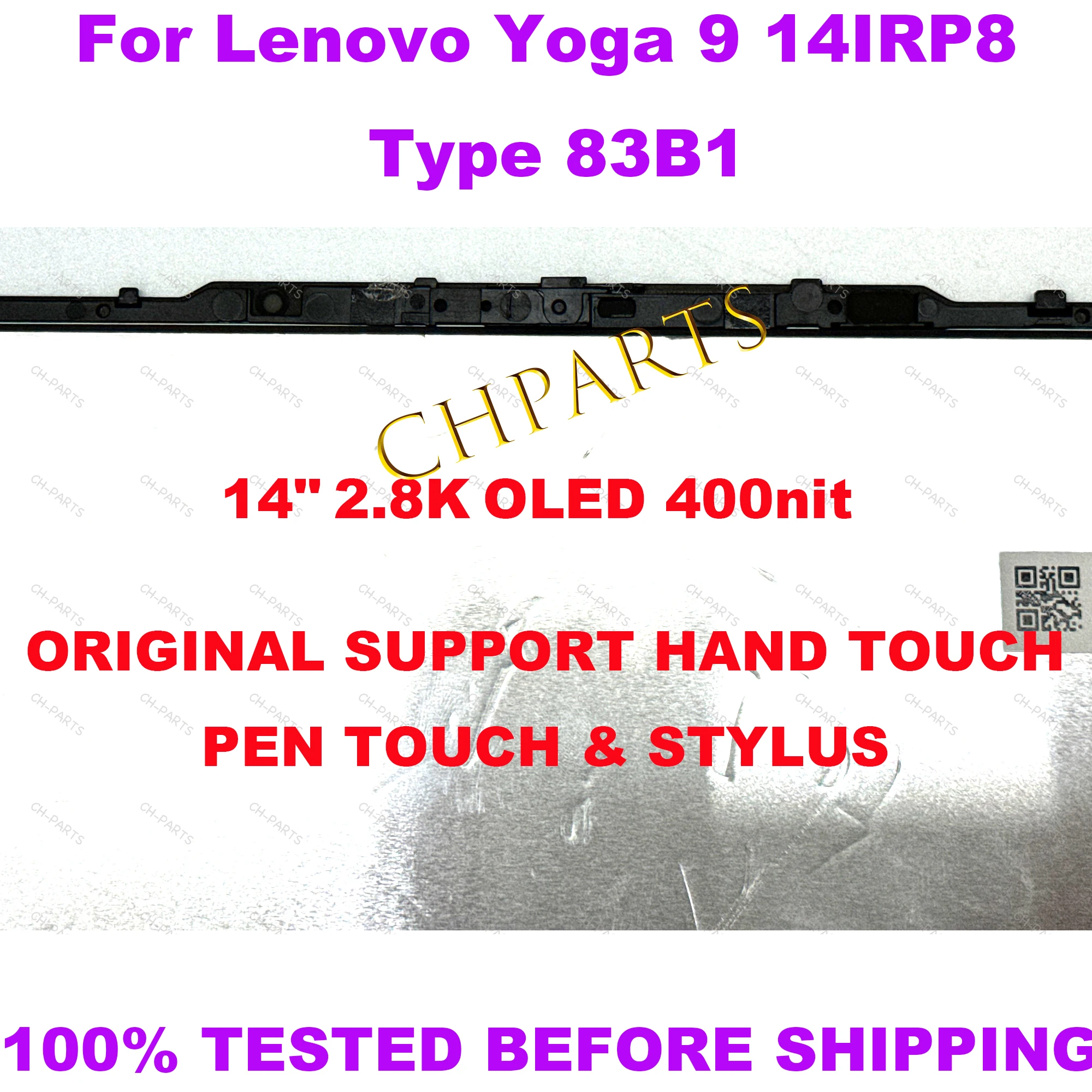 Imagem -05 - Tela do Portátil Oled para Lenovo 14 2.8k 14 14 Irp8 83b1 Conjunto Yoga 914irp 16:10 Atna04yk01