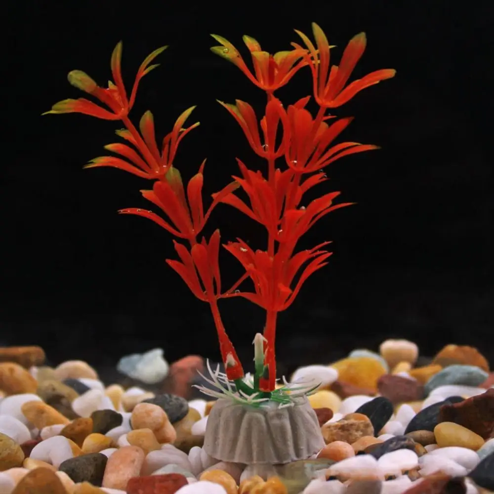 10CM Mini Artificial Underwater Plants Plastic Fake Water Weeds Aquarium Fish Tank Seaweed Landscaping Decoration Ornaments