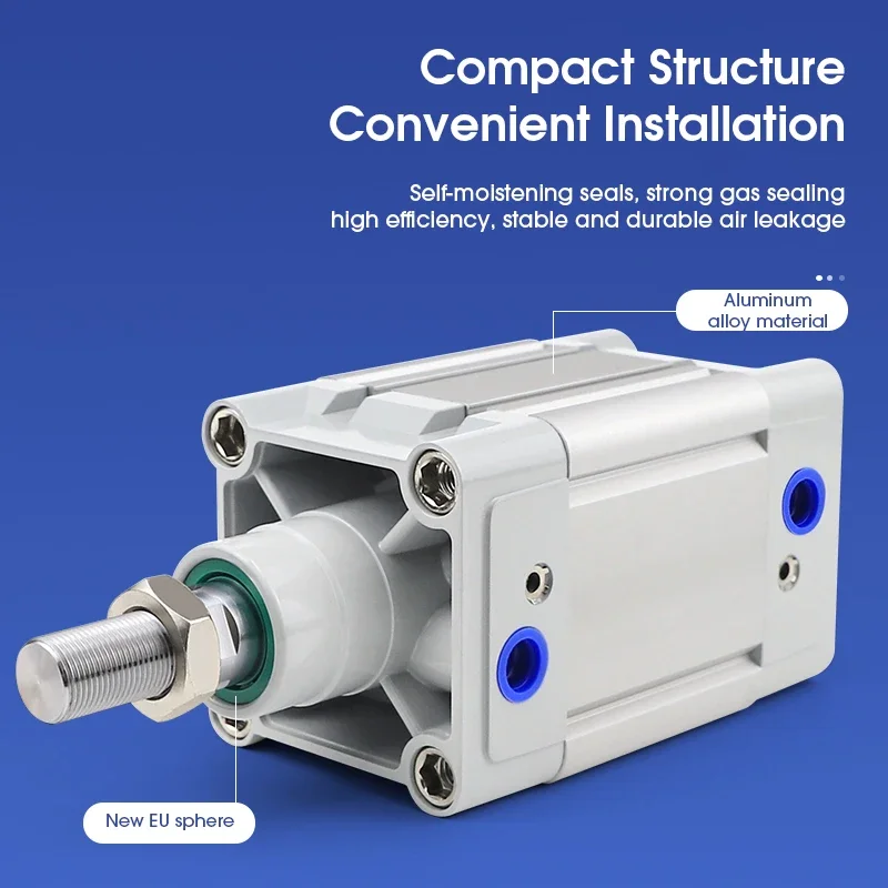 DNC Type Pneumatic Cylinder DNC32 DNC40 DNC50 DNC63 DNC80 DNC100 DNC-32-50-PPV-A High Efficiency