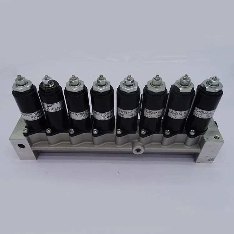 SK200-8 Solenoid Valve Group Rotary Solenoid Valve Hydraulic Pump Solenoid Valve Excavator Accessories