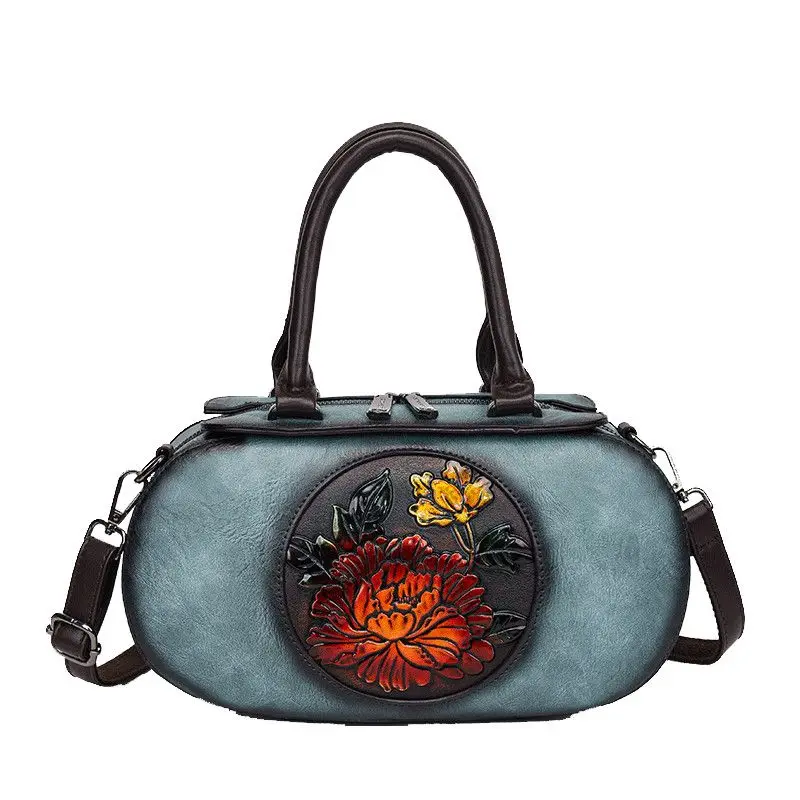 

2026 New Vintage Carving Women Handbags European Designer Pu Leather Ladies Shoulder Bags Female Girl Brand Luxury Crossbody Bag