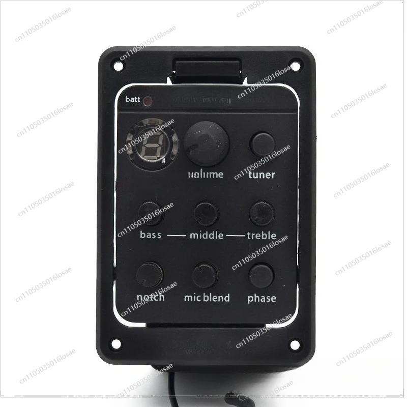

For Guitar Pickup EQ Electric Box EQ 301 Guitar Accessories Folk Pickup LCD Tuner