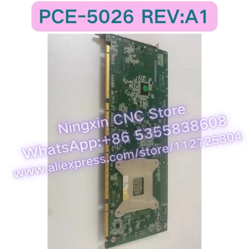 Second-hand PCE-5026VG PCE-5026 REV:A1 Industrial control computer motherboard Functional test OK Fast delivery