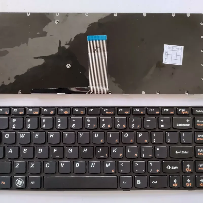 Teclado para Lenovo Ideapad Y480 Y480A Y480N Y480M Y480P con diseño estadounidense