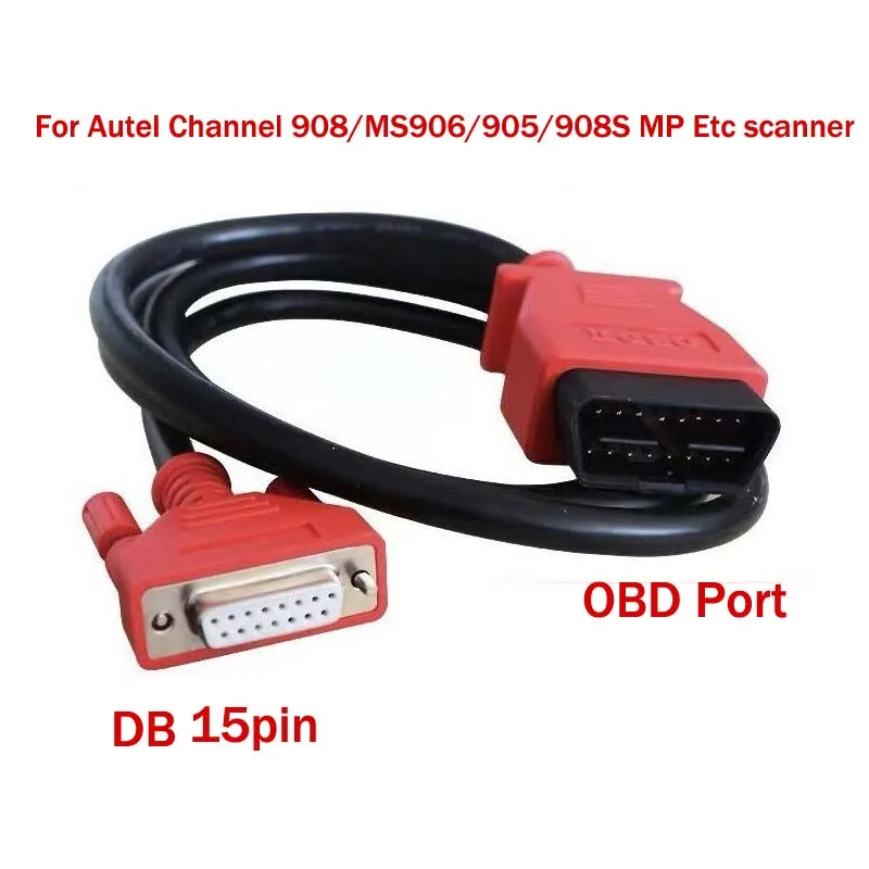 OBD2 Extension Cable for Autel Maxisys Main Test Adapter 2Rows15pin MS906/908/905/808 Connector 3 Rows 26Pin MS908 PRO Maxisys