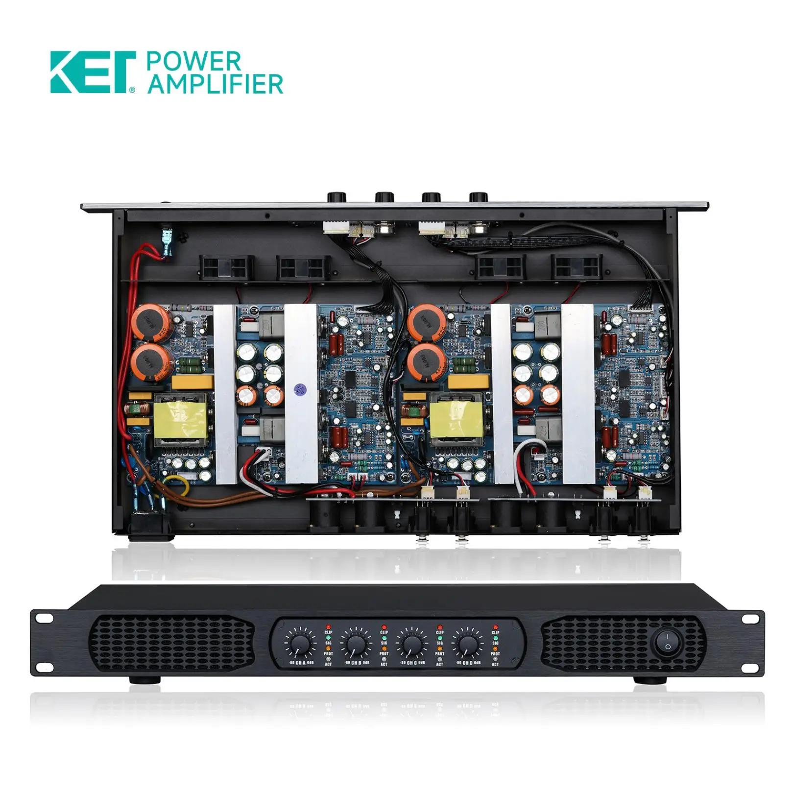 

KET DK4350 Power Amplifiers Audio Sound System Professional Amplifier for Outdoor