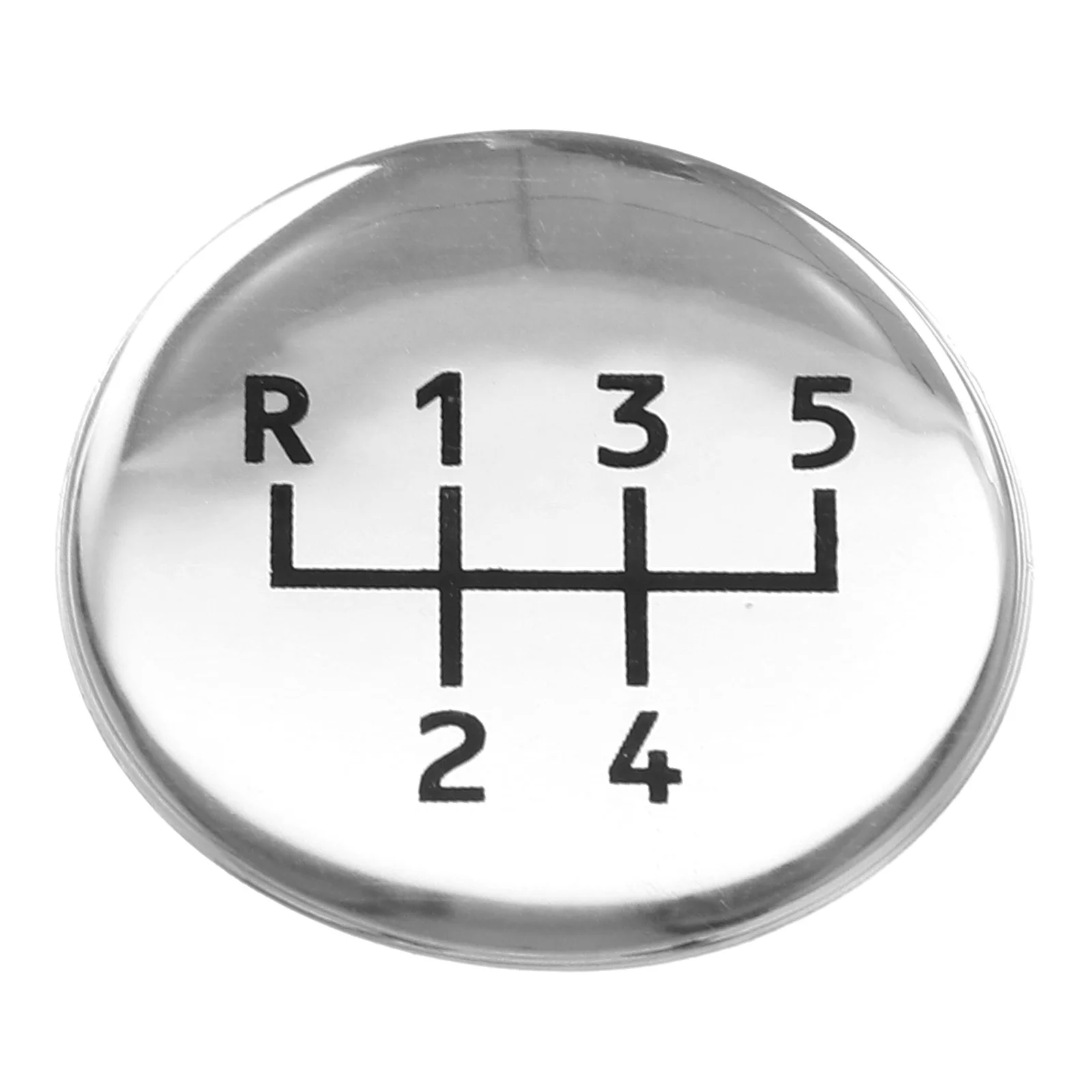 

Car Gear Shift Head Sticker 5-Speed Manual Transmission Easy Install Scratch Resistant Wear Resistant Car Shift Sticker Manual
