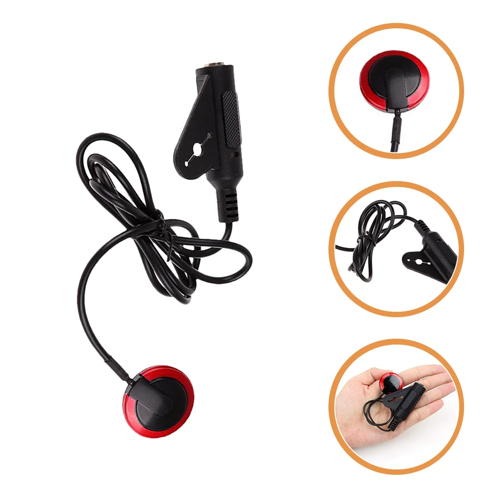 

Guitar Sound Hole Pickup Plastic Metal Self Adhesive Easy Practical Acoustic Accessory Eliminates Interference Fine