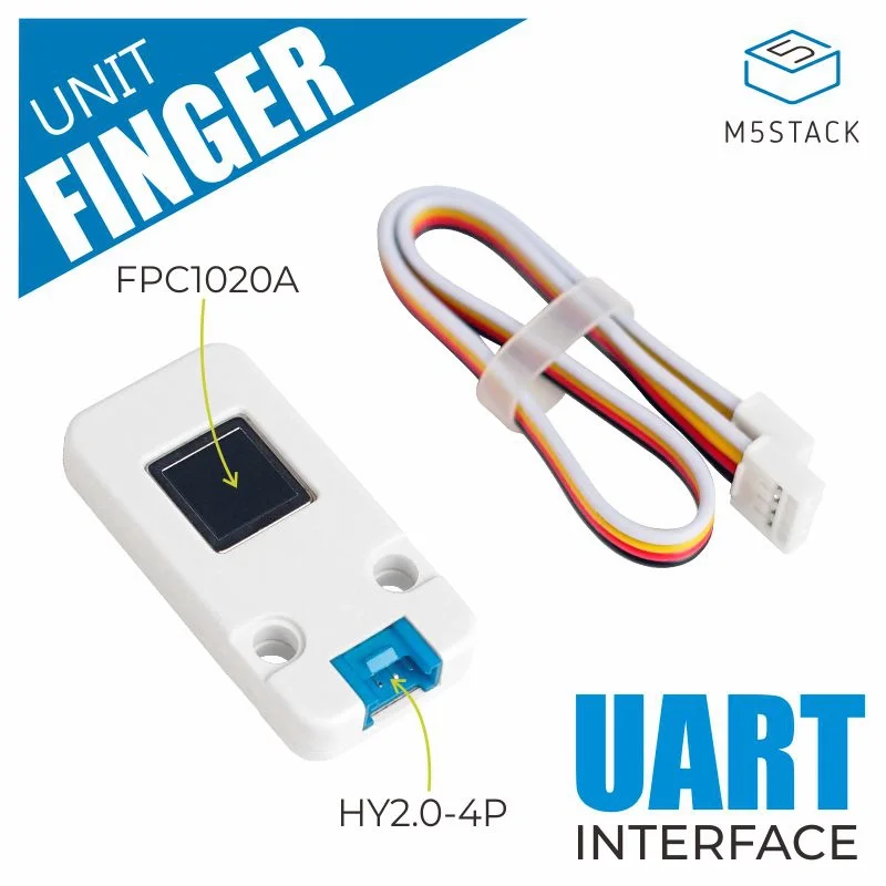 Unidade oficial do sensor de impressão digital M5Stack (FPC1020A)