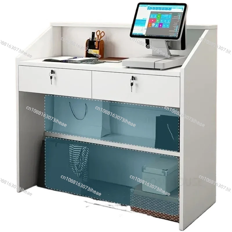 مكاتب الاستقبال منصة مشروبات متجر الملابس التجارية أمين الصندوق أثاث المكاتب الحديثة مكتب حلاقة مكاتب الاستقبال AZ