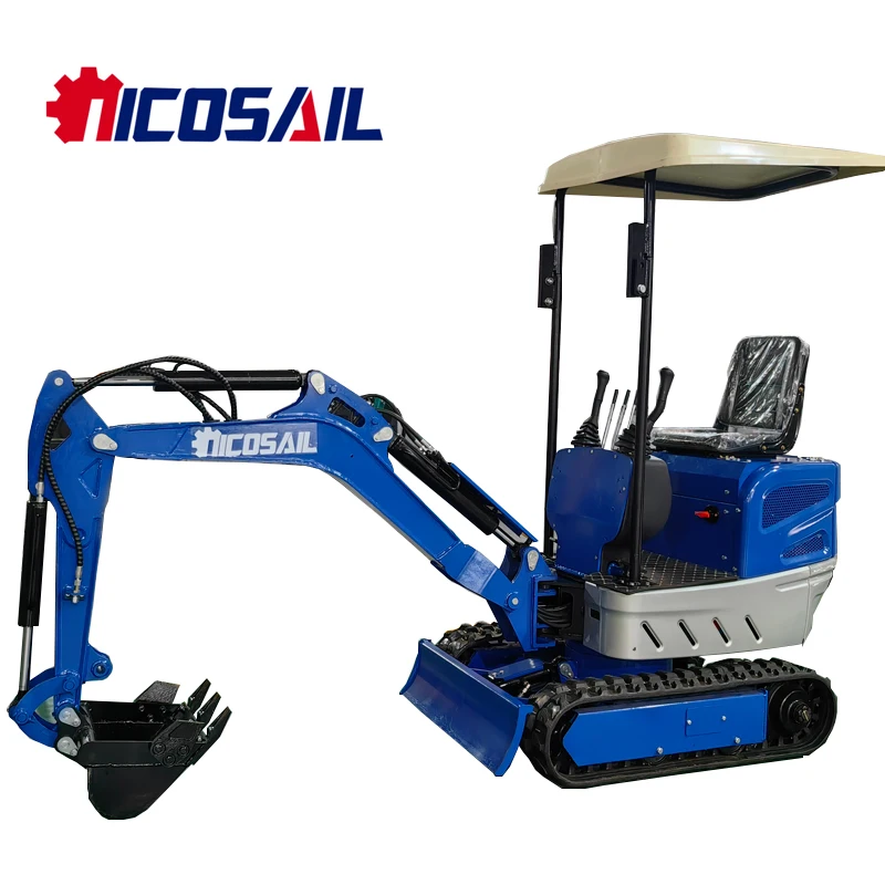 

1.2 T Customized NKS Mini Excavator Cheap Agricultural Motorcycle Farm Equipment Mini Digger Tiller Backhoe Loader