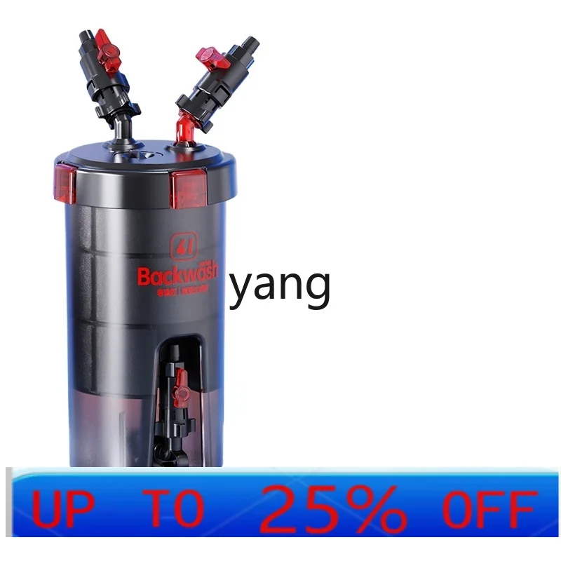 LMMsilent unpowered filter fish pond water purification circulation three-in-one external bucket
