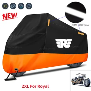 Royal Motorcycle Cover Enfield Bullet/Meteor/Classic 350 500 Interceptor 650 Continental GT 535 Himalayan 411, wasserdicht 8 Hauptverkaufs -Bullet Proof Shield - №8