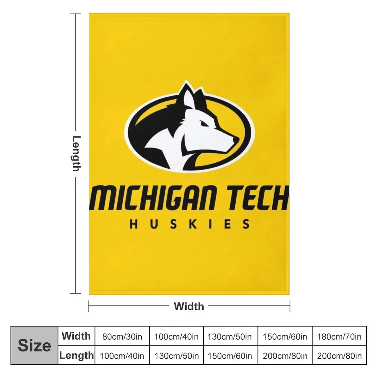 Huskies art logo Throw Blanket valentine gift ideas Heavy Cute Blankets Sofas Of Decoration Blankets