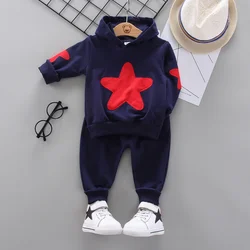 New Autumn Newborns Clothes For Girls Baby Clothing Children Boys Hooded Jacket Pants 2Pcs/Set Infant Sportswear Kids Tracksuits