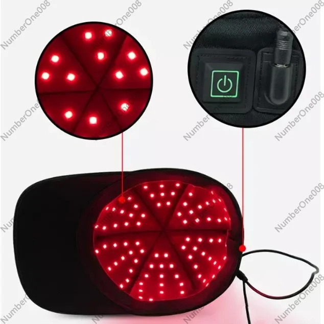 96 108 LED Red Light Therapy Hair Growth Cap 3 Adjustable Modes for Scalp Care