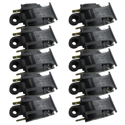 10pcs 250V Electric Kettle Switch 4.6x2.2mm Thermostat Temperature Control XE-3 JB-01E 16A Terminal Kitchen Appliance Parts