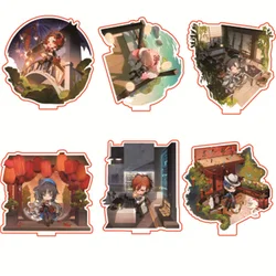 Game Wuthering Waves 10cm Acrylic Key chain JIYAN ENCORE JIANXIN Figure Cosplay Cute Desk Display Ornament Props Fans Gifts