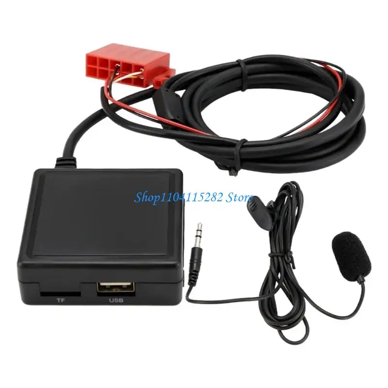 

A2BF Car Stereo Aux Adapter With Built In Microphone For W124 W140 W210 Handfree Call