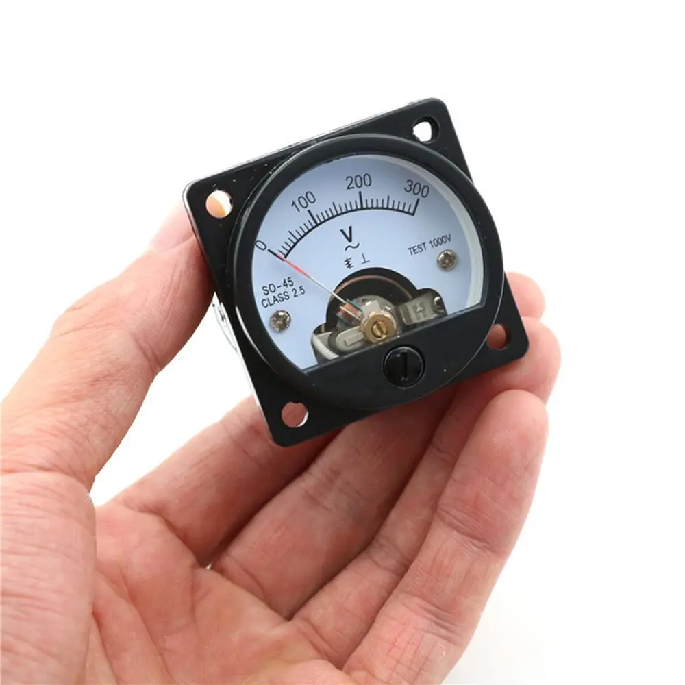 

Black Round AC 0-300V Voltage Gauge Meter Panel Meter Current Voltmeter Voltmeter Voltmeter Gauge Volt Tester Pointer Voltmeter