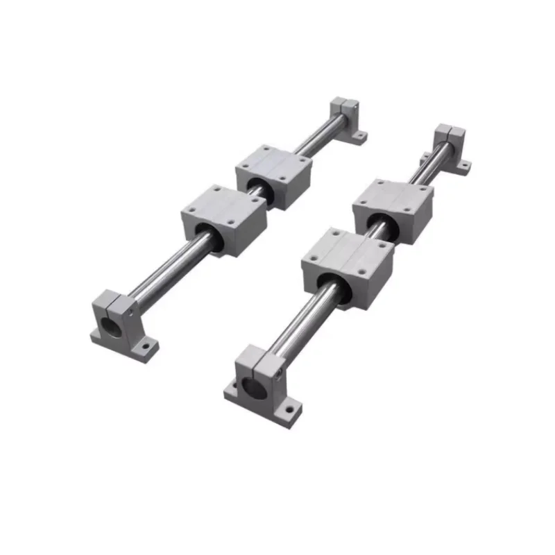3D Printer Guide Rail Set Length 300-1150mm + Linear Shaft 8/10/12/16/20mm + SK8 SC8/10/12/16/20UU/LUU + Nut Housing + Joint CNC