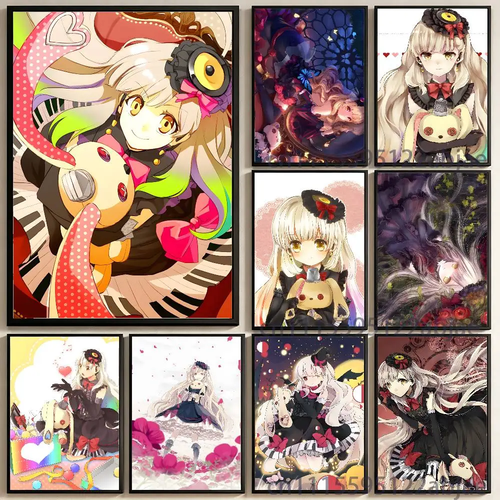 Vocaloid M-Mayu Poster HD Art Sticky Wall Waterproof Home Living Room Bedroom Bar Aesthetic Decoration