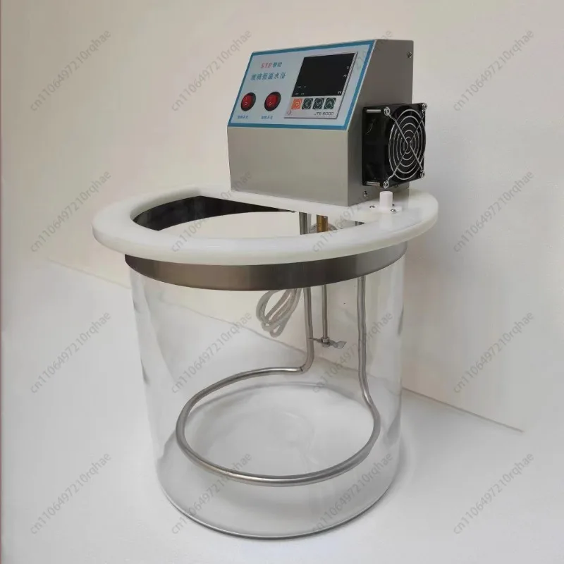 

Transparent Glass Water Bath - 15L Large Capacity with Intelligent Thermostat, for Visual Lab Heating